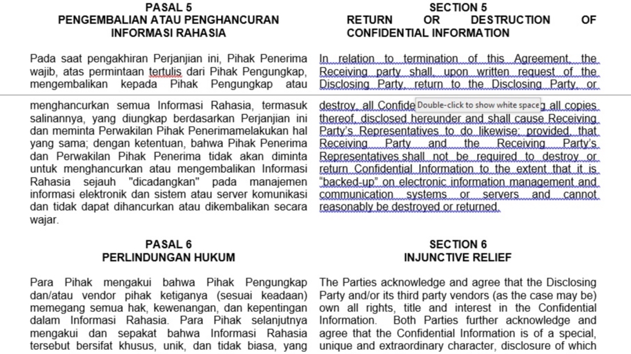 Hukum - Perancang Kontrak/Perjanjian Bisnis, Perancang SOP Bisnis Proses, Legal Opinion - 1