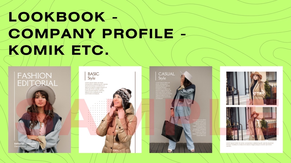Jasa Desain Corporate Identity / Brand Identity - Company Book - Look Book - Planner Book