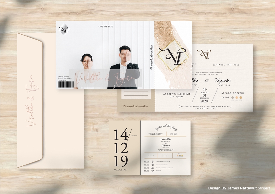 สื่อสิ่งพิมพ์และนามบัตร - รับออกแบบการ์ดแต่งงาน Wedding Card / Event / Birthday / Logo Design / Fashion และ อื่นๆ - 9