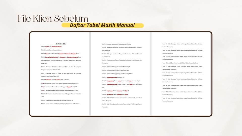 Jasa pengetikan dokumen, data, skripsi, makalah, proposal, tugas sekolah, tugas kantor, online, murah, cepat, profesional.