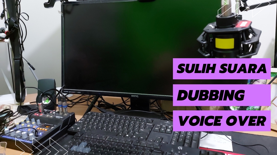 Sulih suara (dubbing, looping) - Sulih Suara / Dubbing / Voice Over Dengan Alat Audio Card Dan Condensor - 1