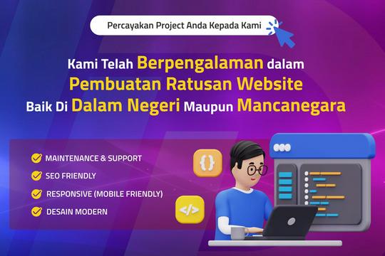 Jasa Pembuatan Website Terbaik dan Profesional - Jasa Pembuatan Website Company Profile, Toko Online, Kursus Online, Travel maupun Custom Website