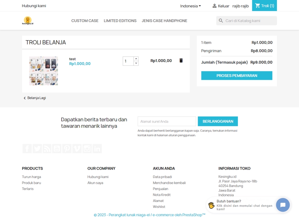 Web Development - Pembuatan Website Toko Online (e-commerce) Berbasis Prestashop - 7