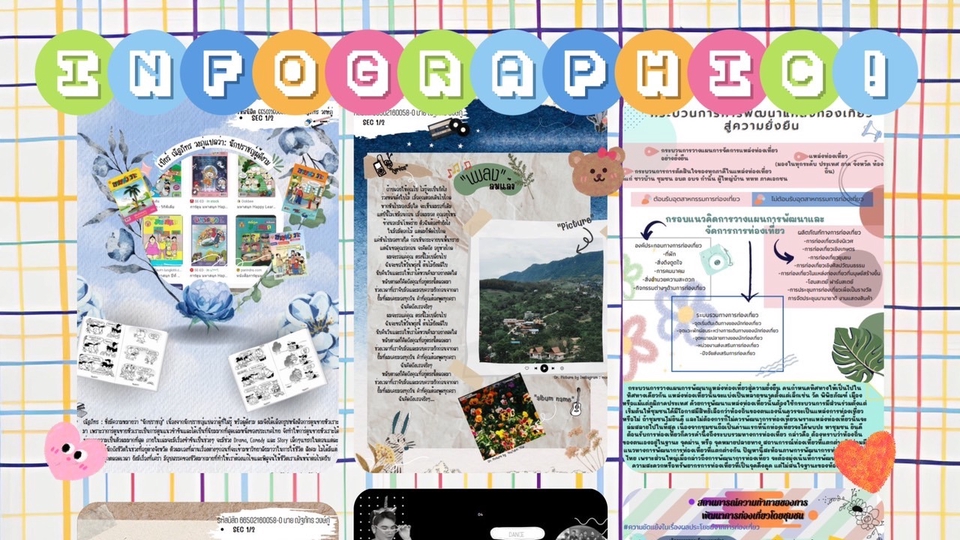 Infographics - รับออกแบบงาน Infographics (Canva) งานด่วน งานไว รับแก้ไขทันที! เสร็จทันภายใน 24 ชม. - 1