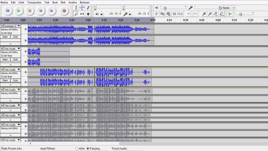 Jasa Lainnya - Edit Audio File di Audacity - 3