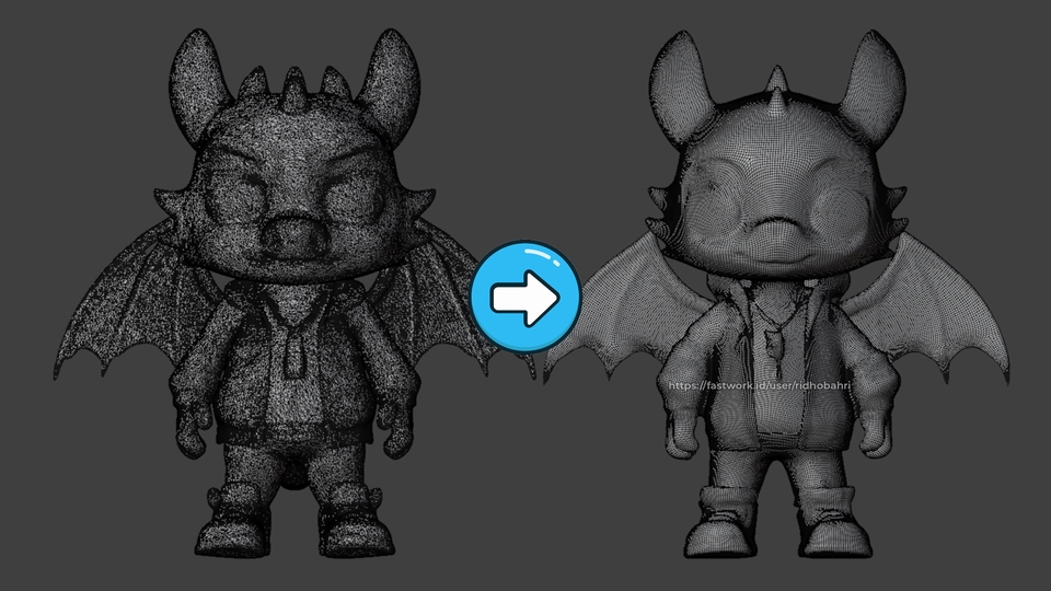 3D Model - Jasa Perbaiki Model 3D Yang Rusak - 3