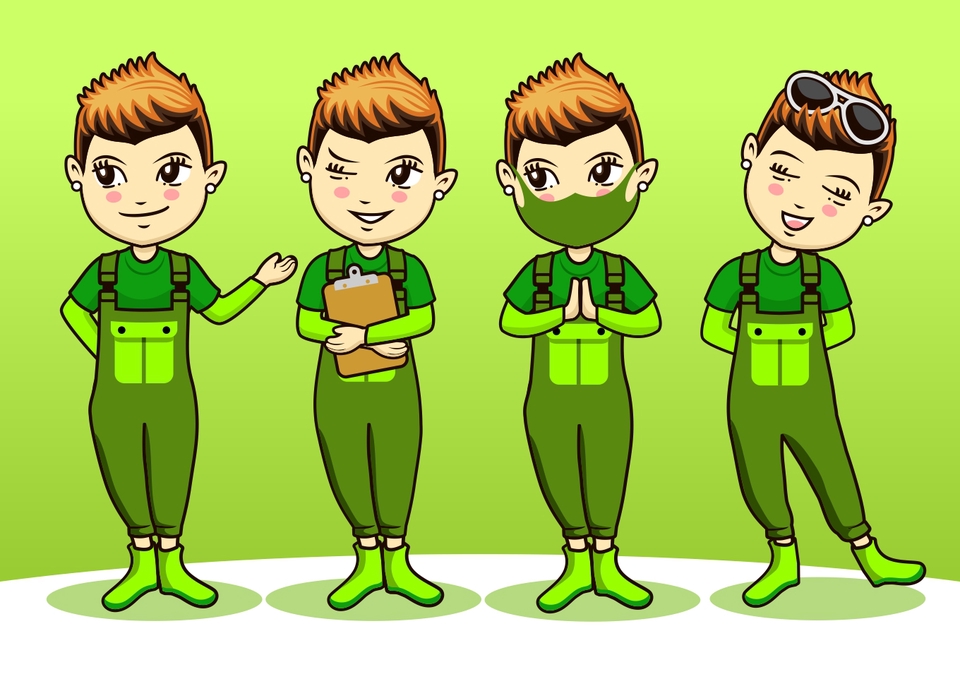Desain Karakter - Desain Karakter / Maskot Keren Berkualitas - 27