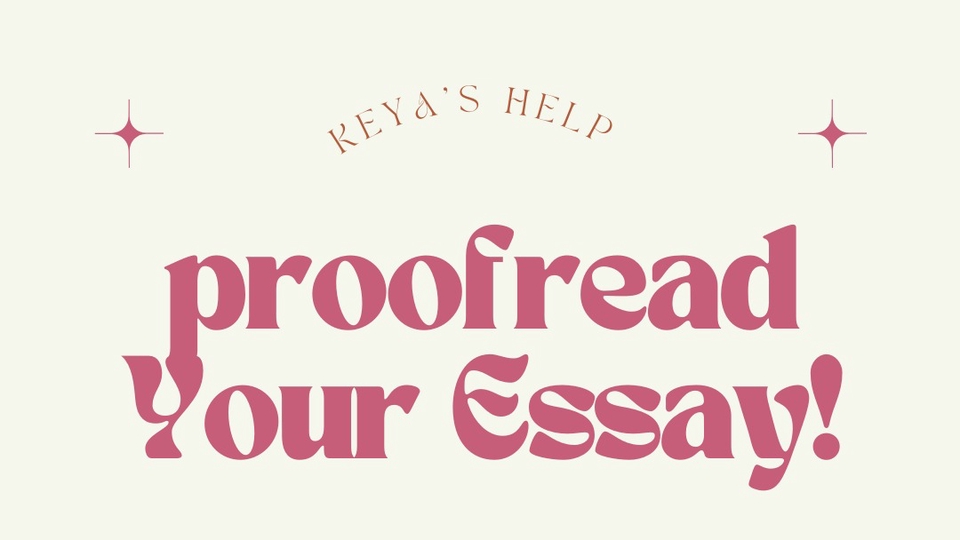 Jasa Proofreading dan Pengecekan Grammar - Proofreading Essay Beasiswa 