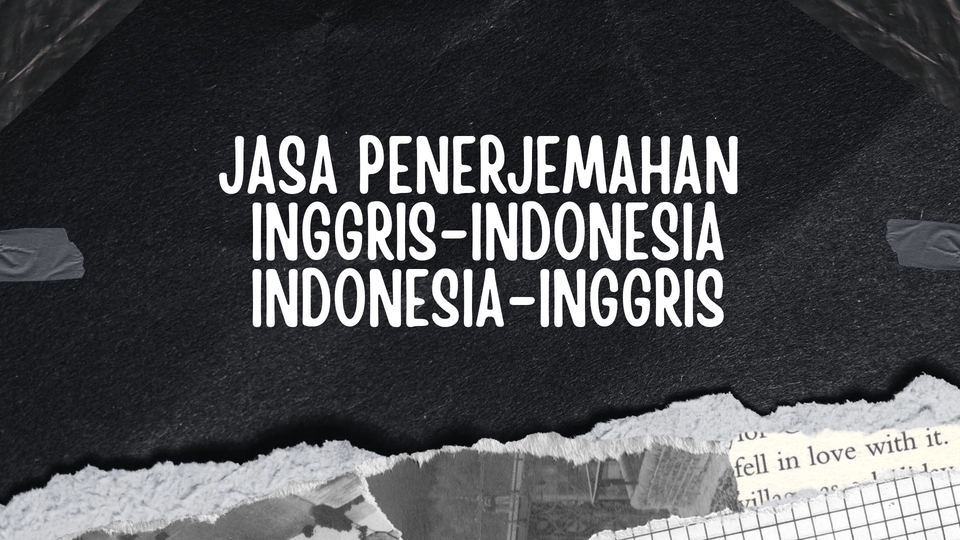 Penerjemahan - Jasa Penerjemahan Inggris-Indonesia dan Sebaliknya - 1