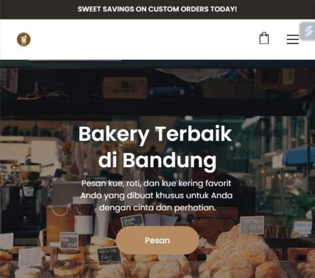 Jasa Pembuatan Website Toko Online di Bandung dengan desain yang menarik dan profesional.