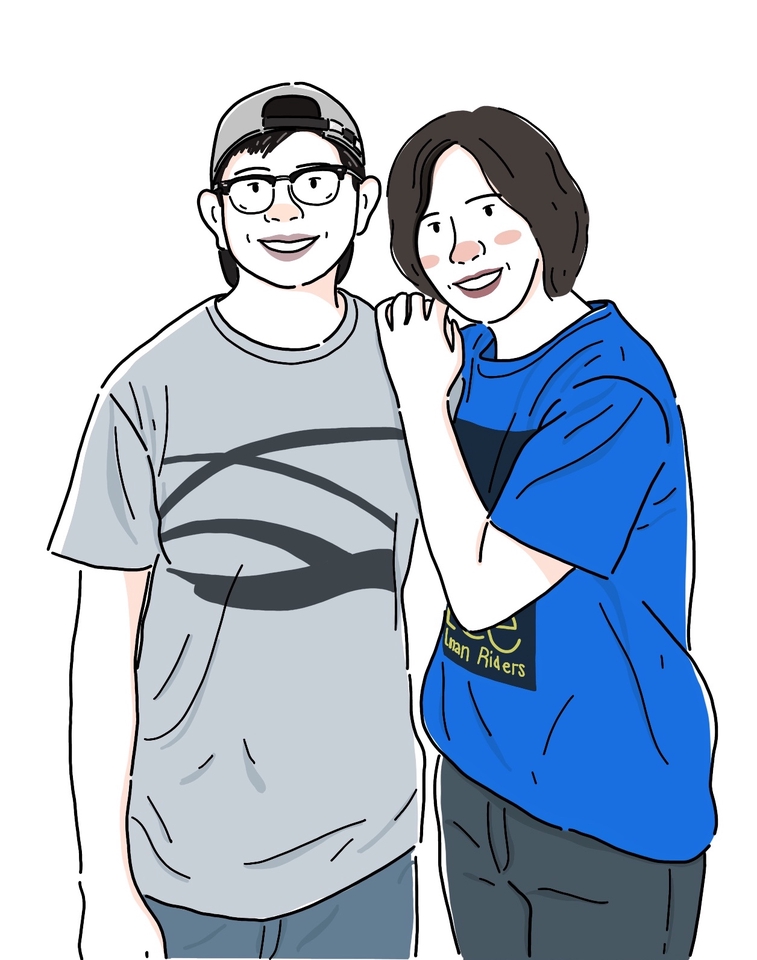 วาดภาพการ์ตูน - ภาพการ์ตูน Portrait Minimal - 7