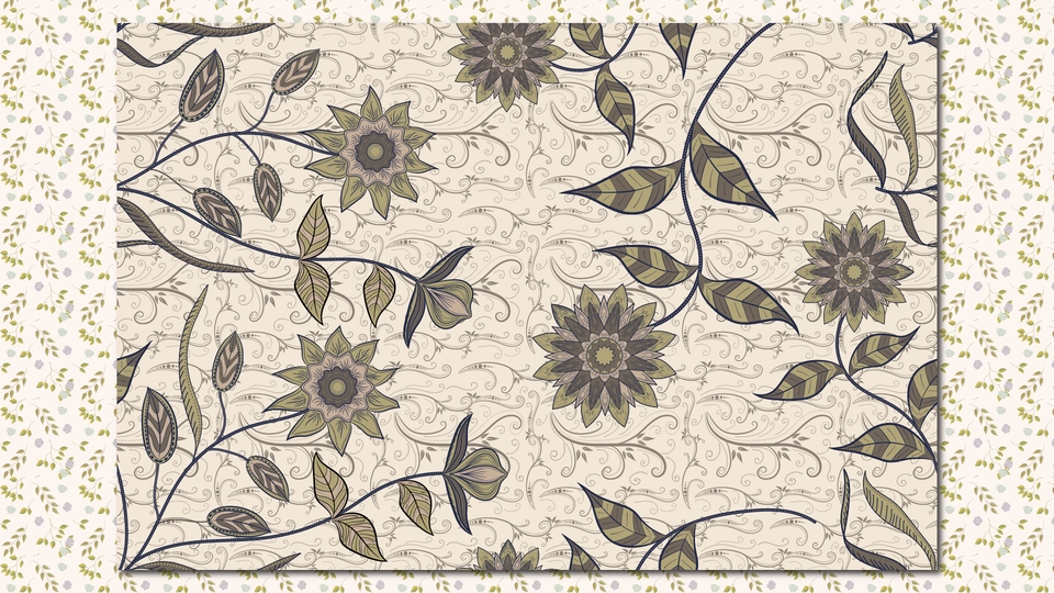 Desain motif floral untuk kaos distro, cocok untuk desain kaos pria dan wanita.