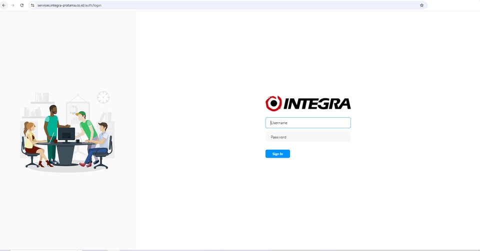 Jasa pembuatan website profesional Integra: tim web developer membangun website perusahaan Anda.