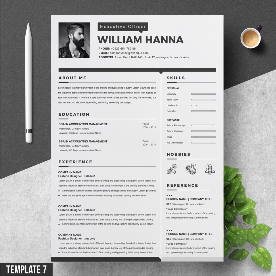 Portfolio & Resume - DESAIN CV KREATIF, CV ATS, RESUME, COVER LETTER & PORTFOLIO SEDERHANA (1 Hari Jadi) - 7