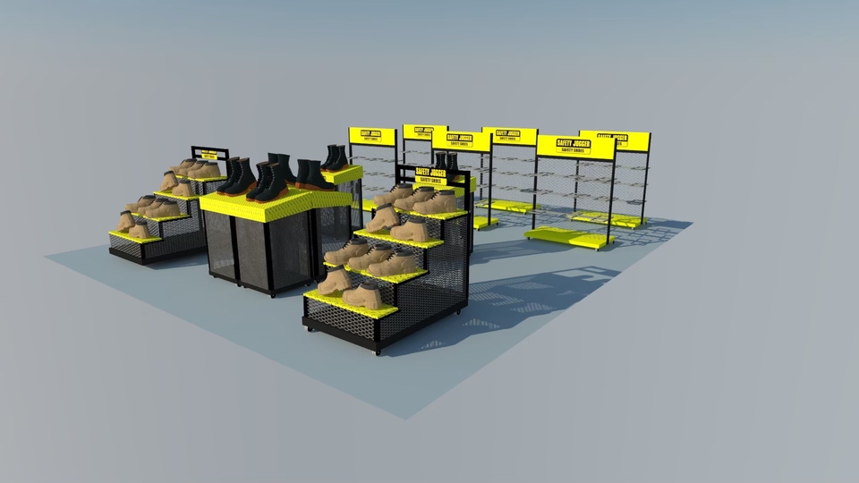 ทำโมเดล 3D - โมเดลชั้นวางสินค้า - 9