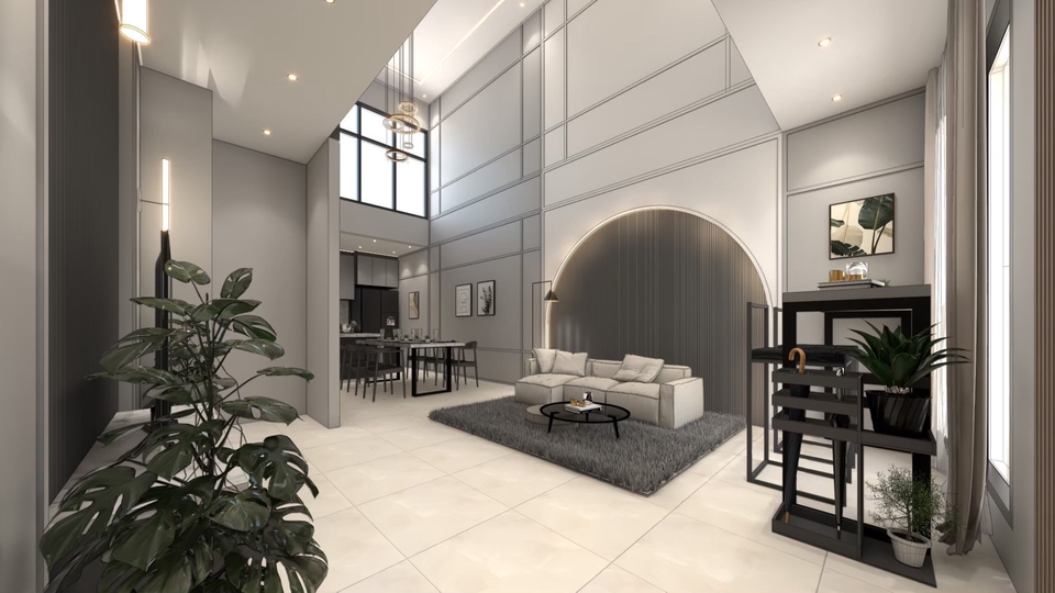 ออกแบบตกแต่งภายในและภายนอก - ออกแบบภายใน เขียนแบบ แปลน ภาพเรนเดอร์ 3D Perspective - 2