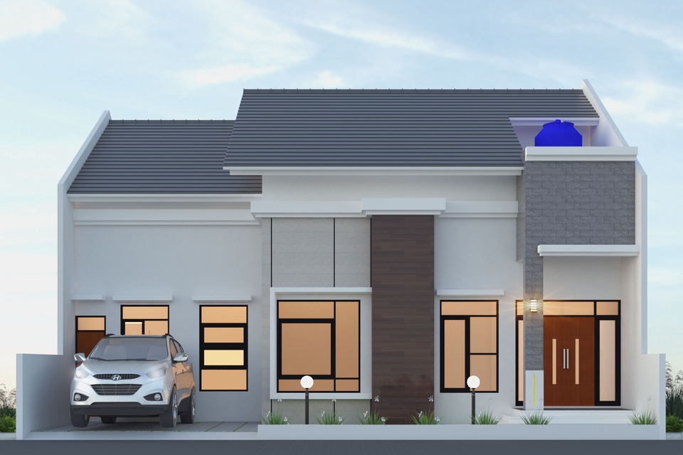 3D & Perspektif - Jasa Desain Rumah Arsitek 3D Rendering Visualisasi  - 5