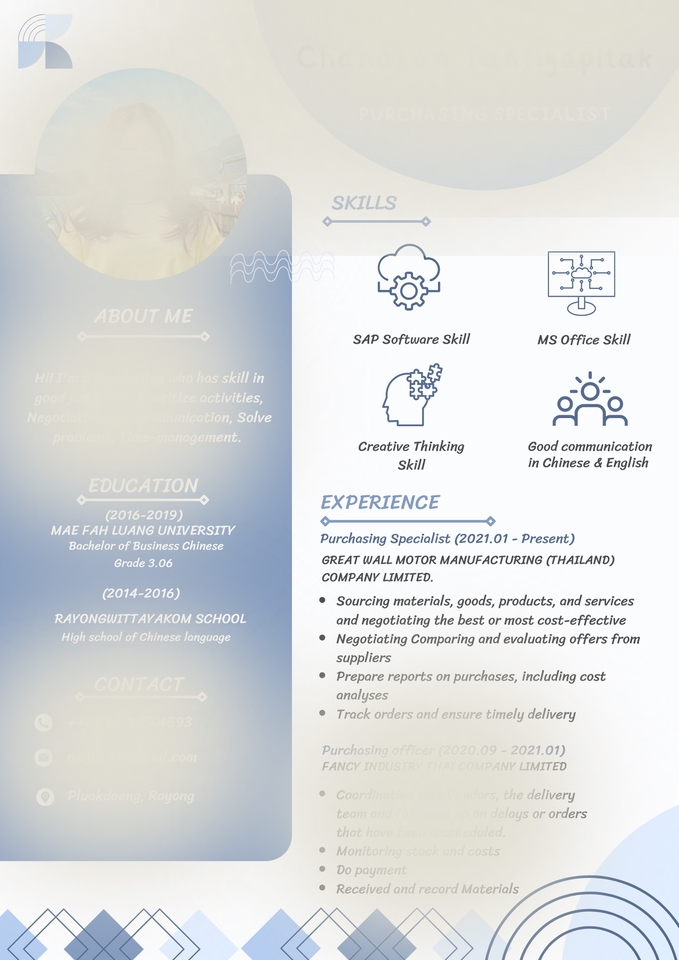 Portfolio & Resume - Join with Me Resume - 2