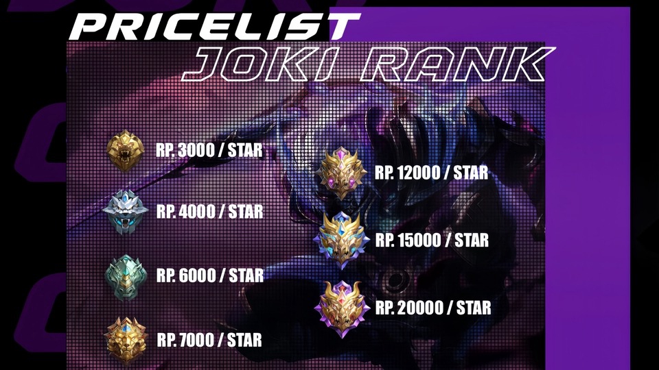 Gaming - JOKI MOBILE LEGENDS & MABAR MOBILE LEGENDS (Up Rank ) - 1