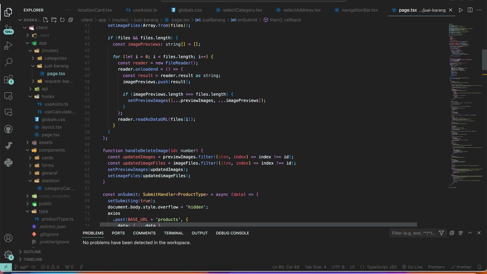 React Bug Fixing Menghilangkan bug pada React Website