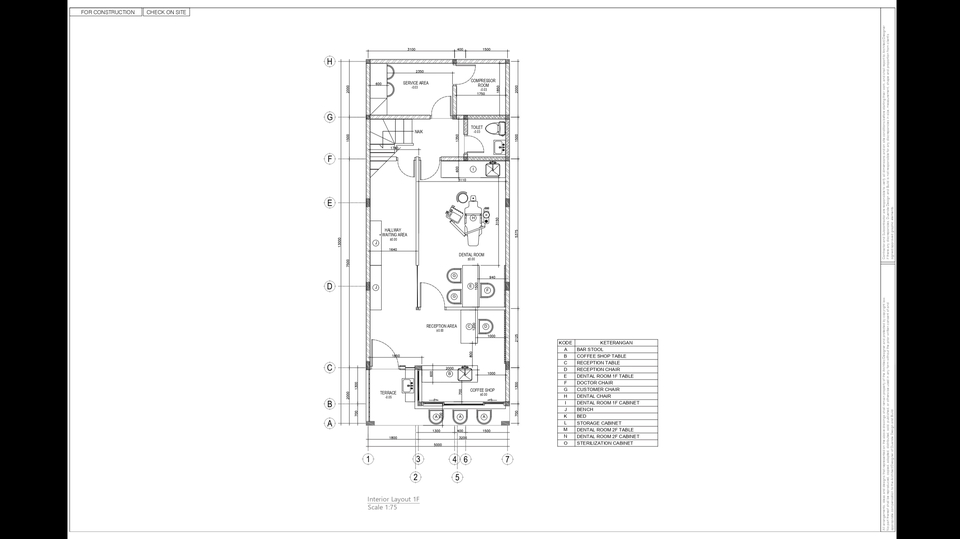 Jasa Gambar Interior Drafting