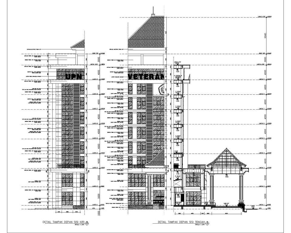 CAD Drawing - Jasa Gambar Kerja DED, Pembuatan IMB (ARS, STR, MEP) - 4