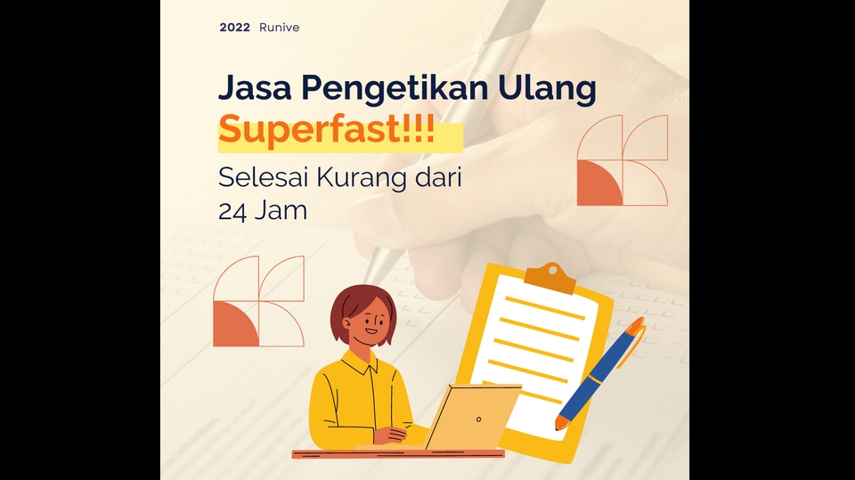 Jasa Pengetikan Superfast Kurang dari 24 Jam