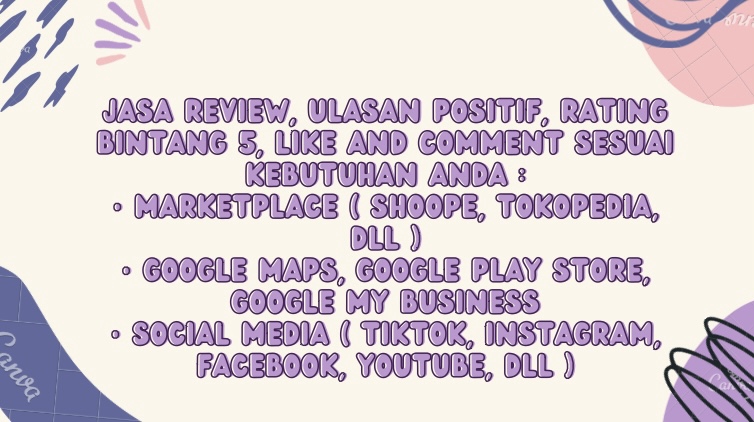 Memberi Review - JASA RATING DAN REVIEW MARKETPLACE, SOCIAL MEDIA, GOOGLE MAPS, DAN APLIKASI PLAY STORE/APP STORE - 2
