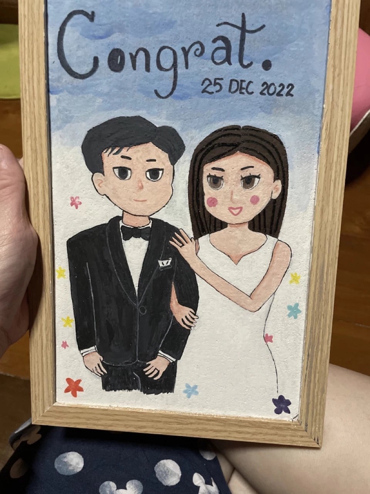 รับทำของขวัญแฮนเมด ภาพวาดการ์ดวันเกิด ของขวัญวันเกิด 25 ธันวาคม 2022