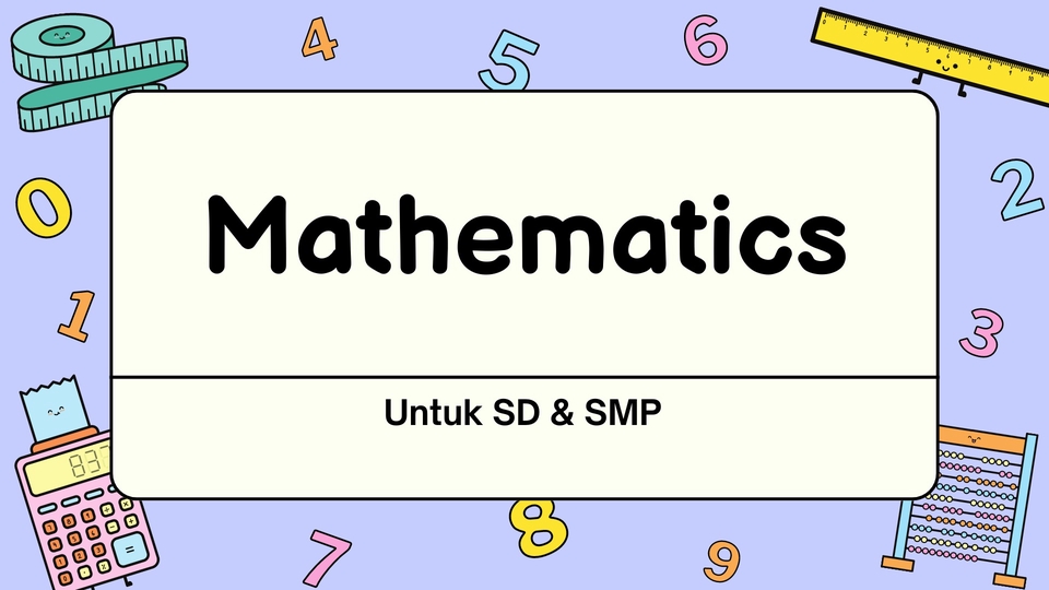 Jasa Lainnya - Menyelesaikan Tugas Matematika (Tingkat SD) dan Grammar Bahasa Inggris (Tingkat SD hingga SMP) - 1