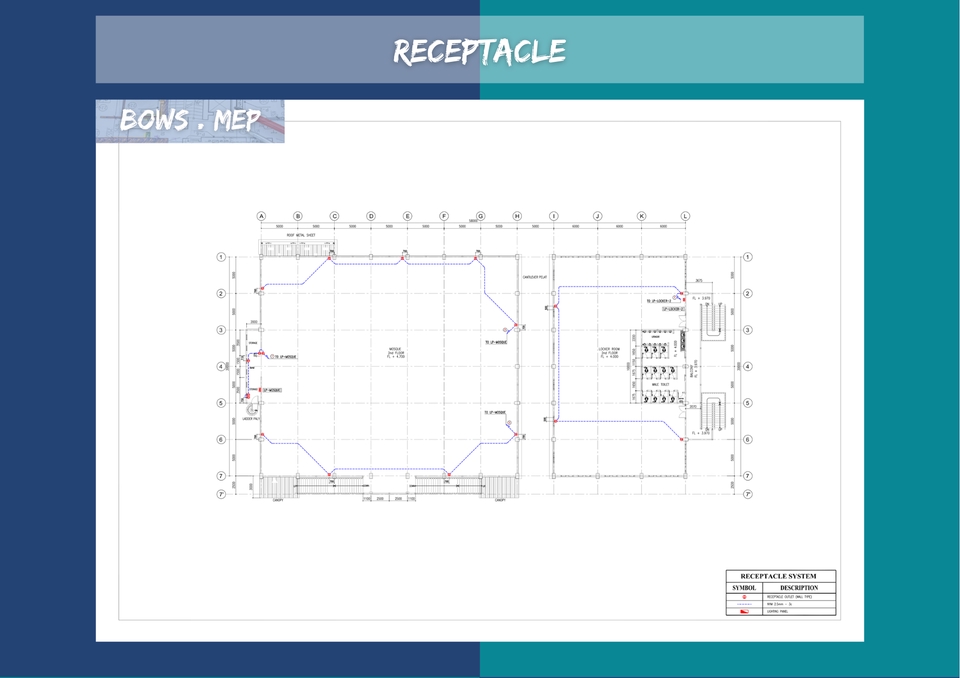 CAD Drawing - Desain Gambar 2D MEP M.E Mechanical & Electrical - 15