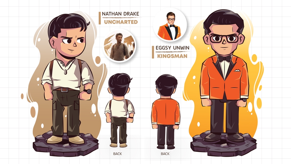 ออกแบบ Character & Mascot - รับออกแบบคาเเรคเตอร์ การ์ตูน ภาพประกอบ - 4