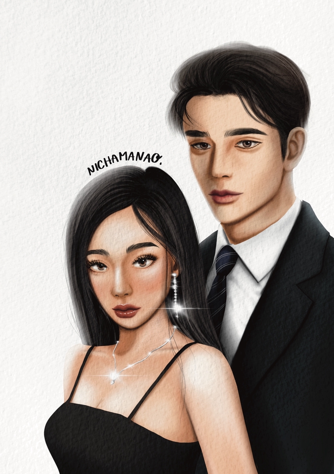 วาดภาพเหมือน Portrait - ภาพเหมือน (Digital Painting) /Semirealistic - 9