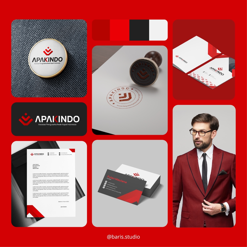 Logo - Desain Logo & Visual Identity Design Perusahaan dengan Gaya Modern, Minimalis, Simple - 8