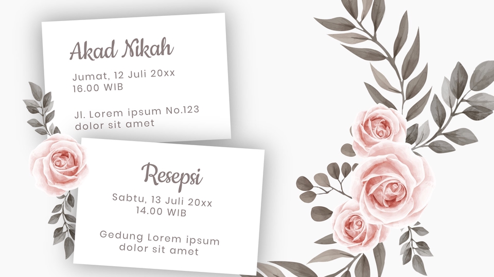 Video Editing - Video Undangan Pernikahan (Wedding Invitation) - 3