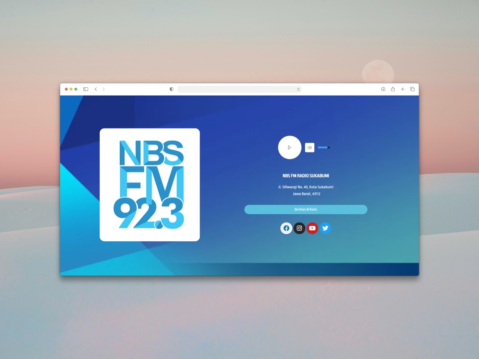 Jasa Pembuatan Website Profesional NBS FM 923: Desain Website Modern dan Responsif
