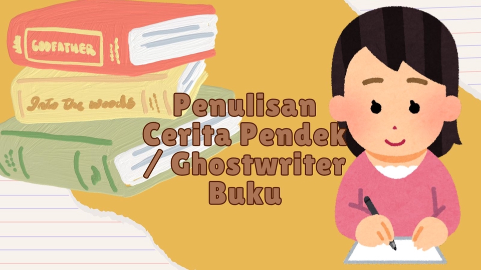 Penulisan Konten - Menulis Cerita Pendek/ Ghost Writing - 1