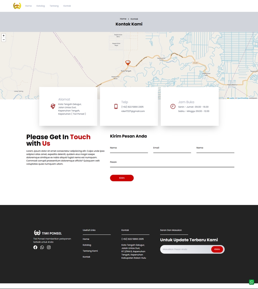 Web Development - Pembuatan jasa landing dan website page personal dan organisasi. Reactjs, Tailwind - 10