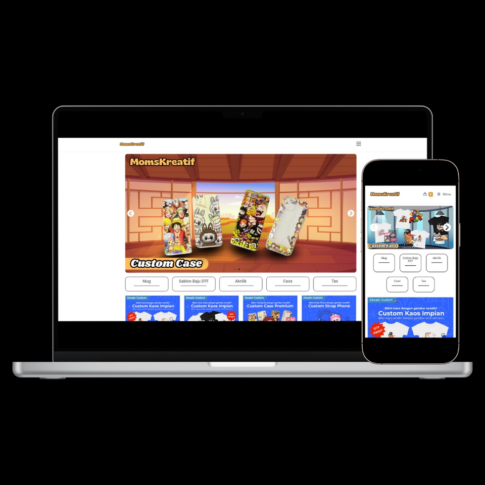 Jasa pembuatan website toko online profesional dan modern dengan harga terjangkau, desain website yang menarik dan mudah digunakan, serta fitur lengkap untuk meningkatkan penjualan online Anda.