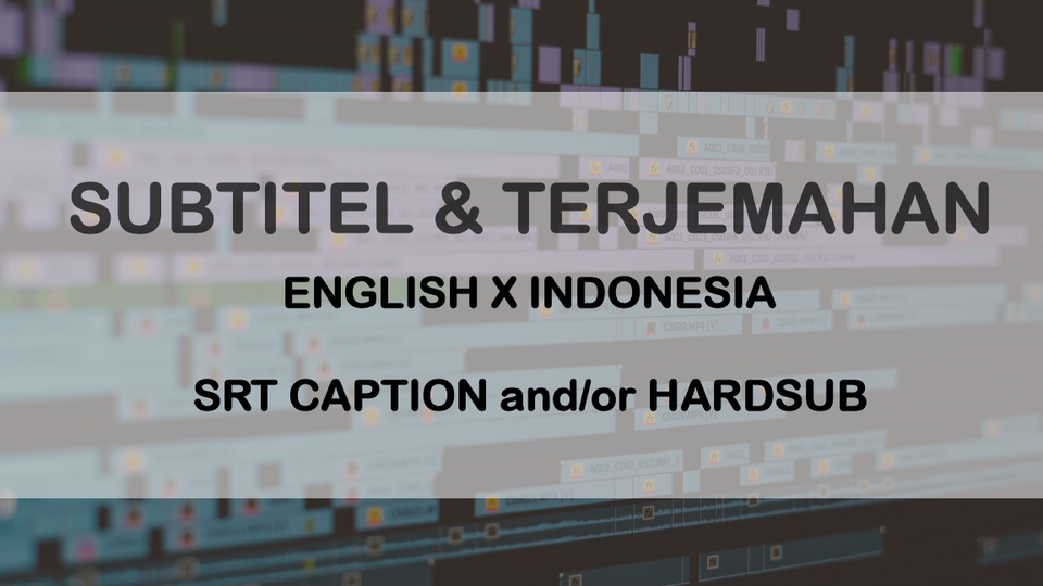 TRANSKRIPSI & TERJEMAHAN
