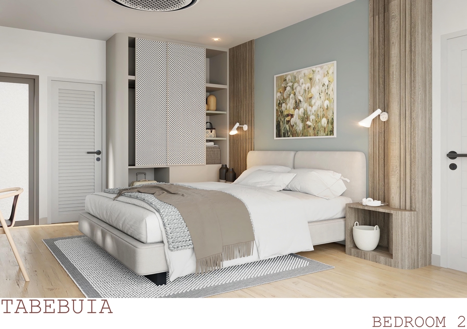 รับออกแบบตกแต่งภายในบ้าน ห้องนอน พร้อมเฟอร์นิเจอร์