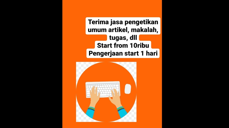 Pengetikan Umum - pengetikan sederhana 1 hari jadi - 1