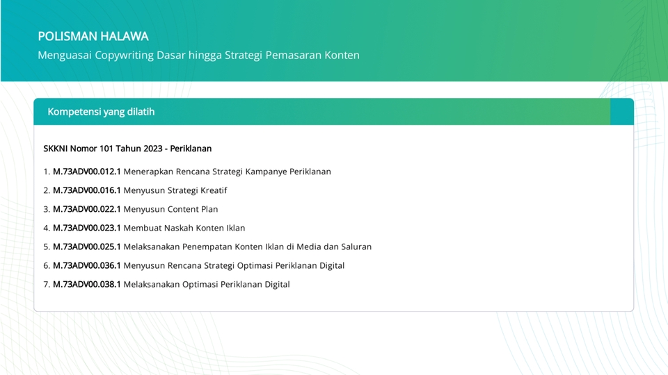 Jasa Content Writing: Kurikulum pelatihan copywriting dan strategi pemasaran konten untuk meningkatkan peringkat pencarian di mesin pencari.