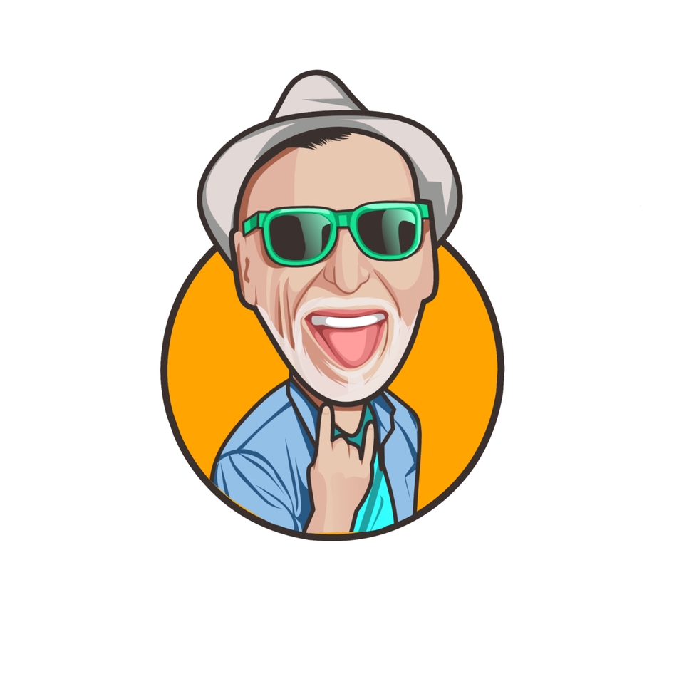 Gambar Potret - Buat foto kamu menjadi logo vector bighead - 4