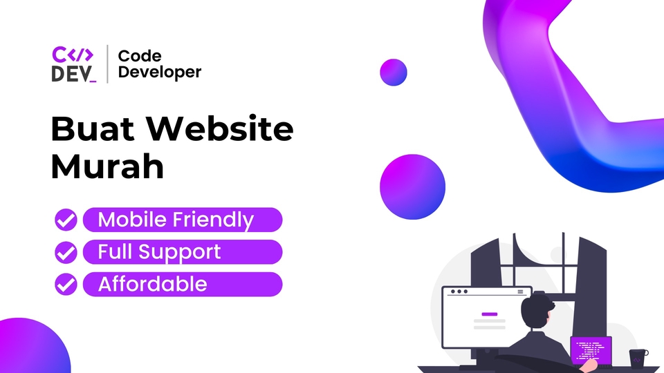 Web Development - Jasa Pembuatan Website : Tugas Kuliah, Slicing HTML, Landing Page - 1