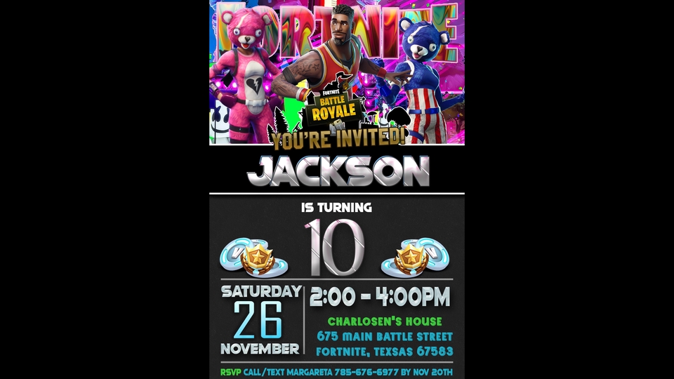 Portfolio & Resume - Birthday, Wedding, Party, ect Invitation Design - 2