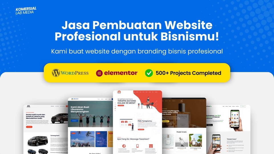 Pembuatan Website WordPress Profesional & Siap Pakai