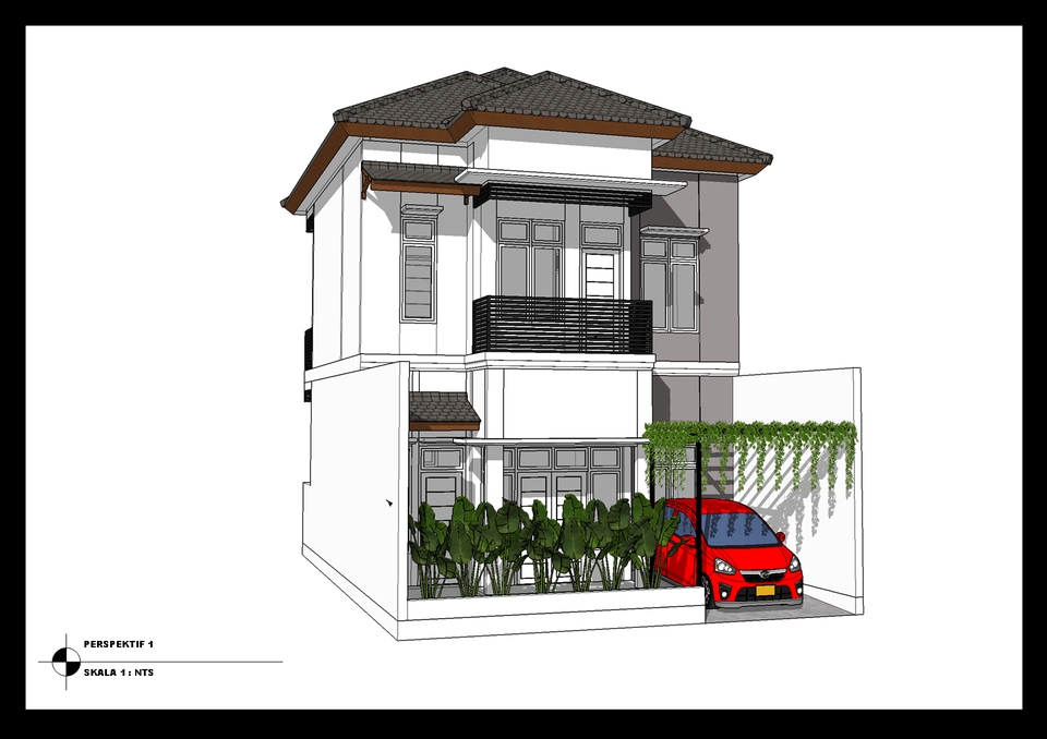 CAD Drawing - JASA GAMBAR KERJA 3D LAYOUT SKETCHUP - 6