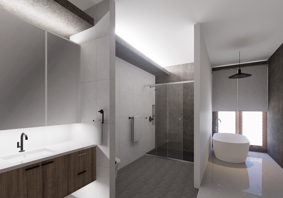 ออกแบบตกแต่งภายในและภายนอก - DESIGN รับออกแบบอาคารภายในภาพนอก / MODERN HOUSE - 12