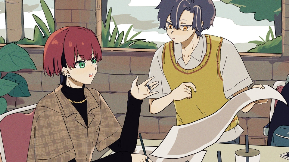 Gambar dan Ilustrasi - Ilustrasi Style Lo-fi / Anime + Background - 1